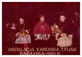 (50/61): Ks.Flis kanonikiem Kapituy Zamojskiej Instalacja kanonicka 25 III 1985r.